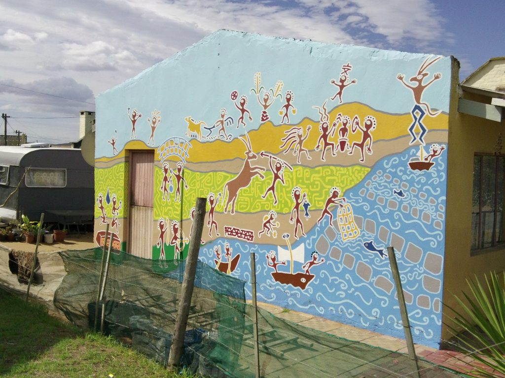 We develop destinations to diversify the tourism offering and to stimulate local economic development. We celebrate cultural diversity and the rich heritage of South Africa - for example through the Paint Up with Kamamma project. 