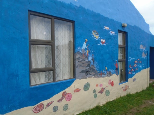 The completed mural