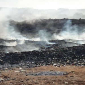 Waste being burned in Melkhoutfontein 2010