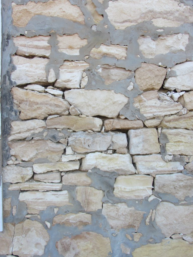 Stone work being damaged and in need of repair