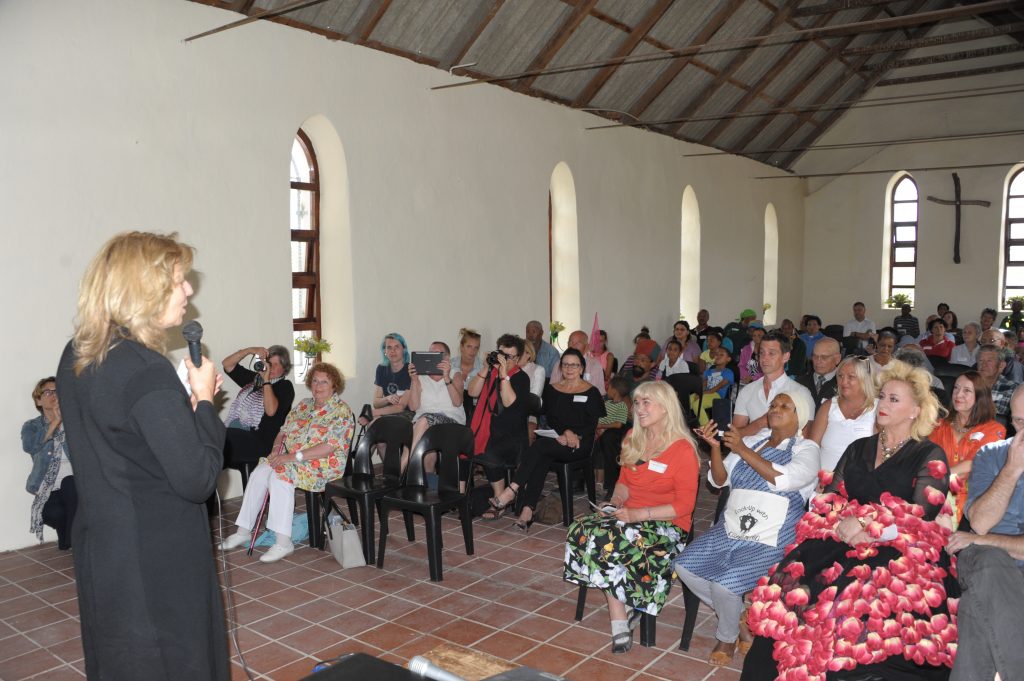 Marisa Gerards (the then Dutch Ambassador to South Africa) addressing guests