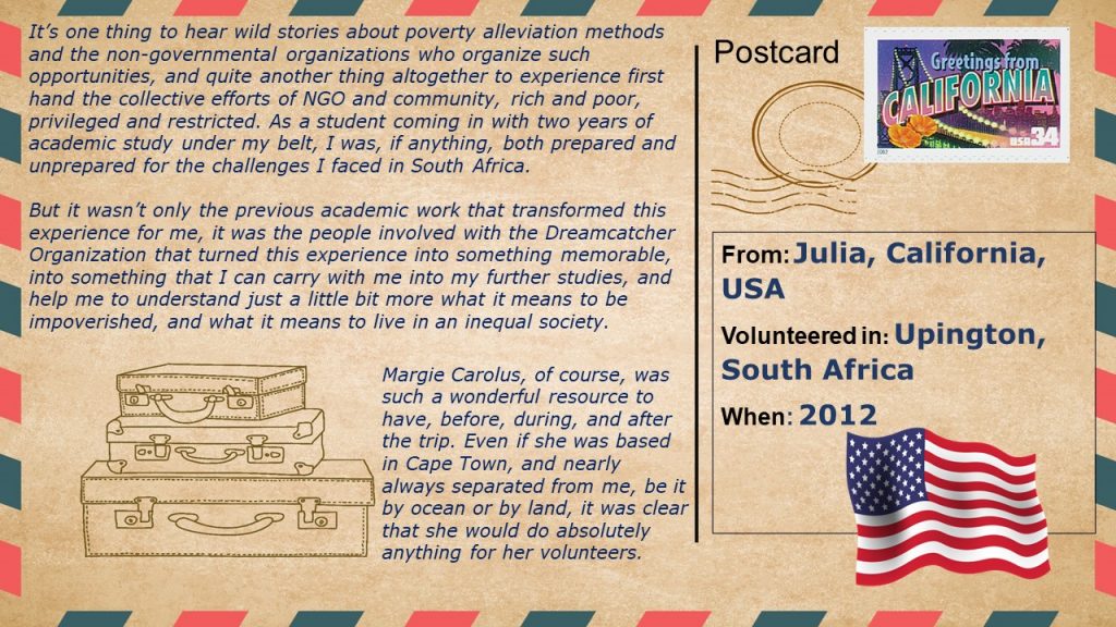 Postcard from Julia