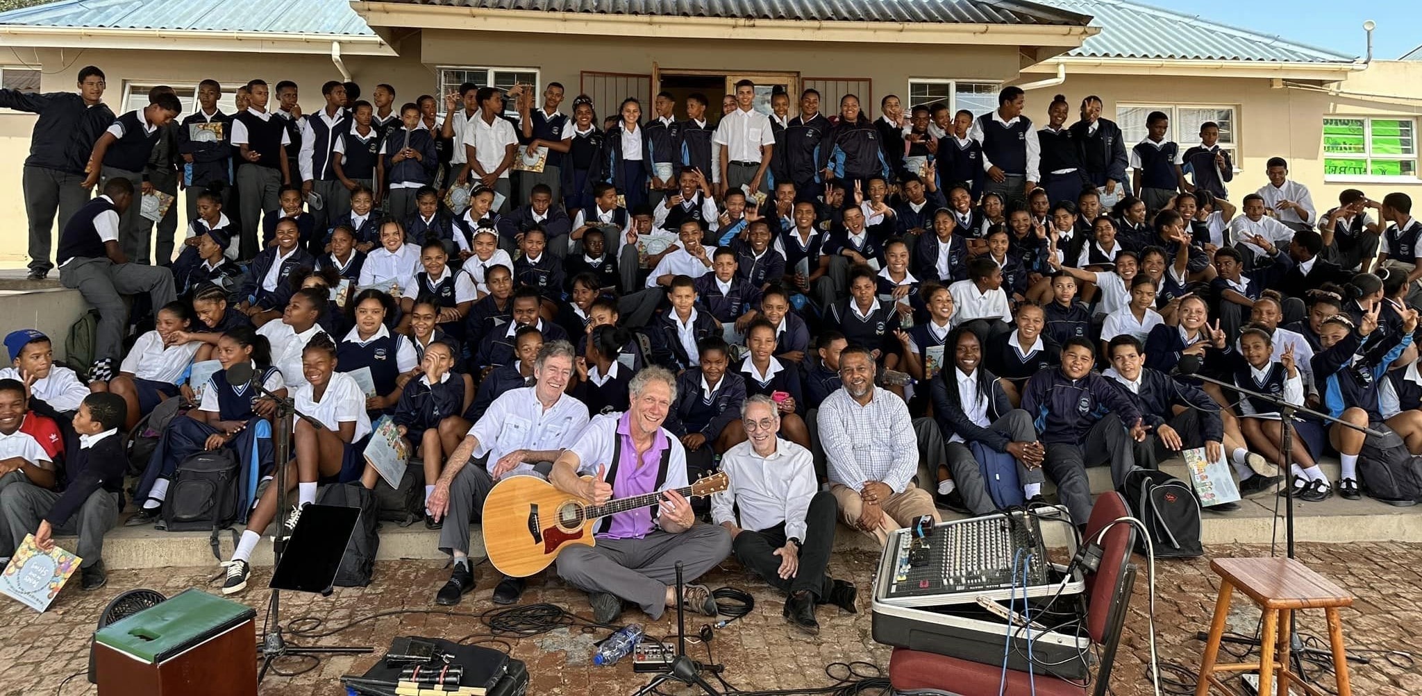 Dennis Warner and Band at Melkhoutfontein Primary School