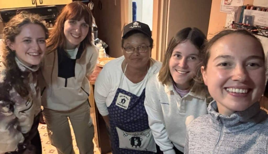 Dreamcatcher Homestay and CookUp Kamamma Edwina cooking up a storm with her guests who in stayed in September 2026